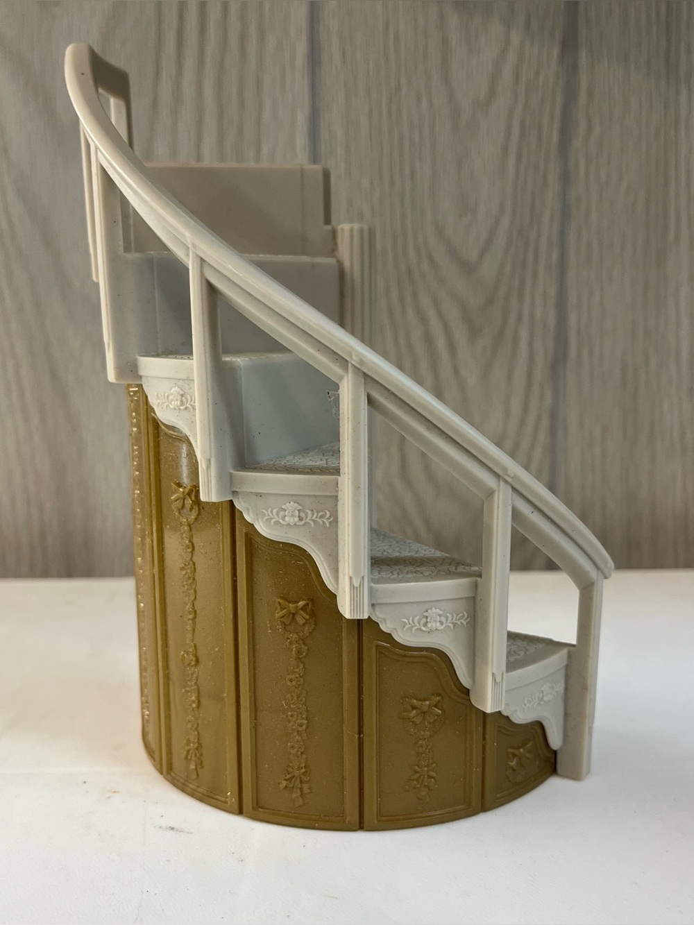 Calico Critters Elegant Town Manor Fancy Circular Staircase Gold Replacement New